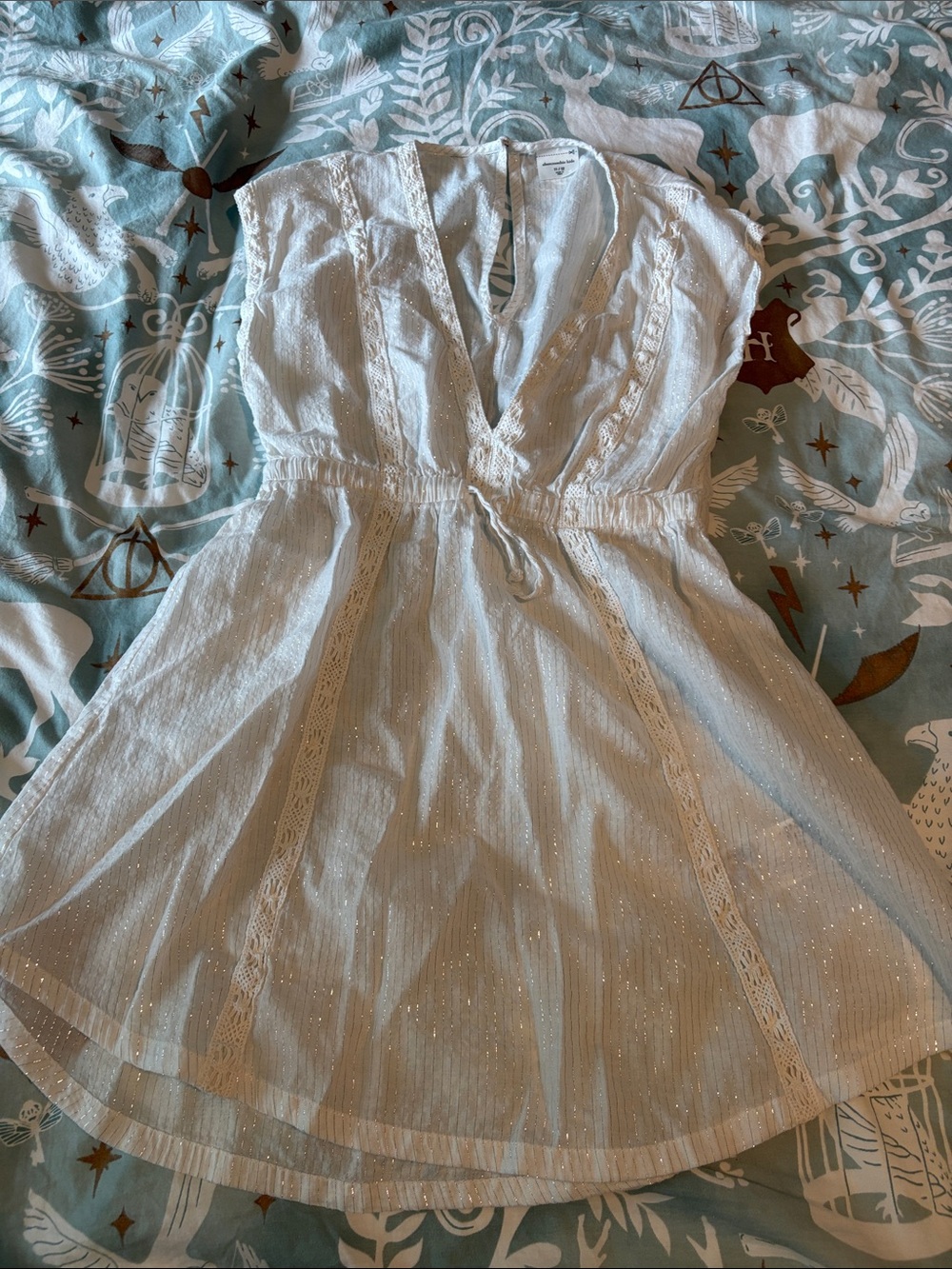 Abercrombie kids 11/12 shimmer swimsuit coverup